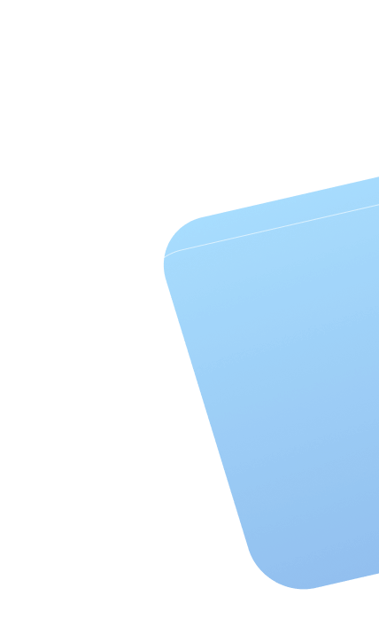 Decorative background shape in working process section