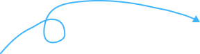 Decorative background shape in working process section